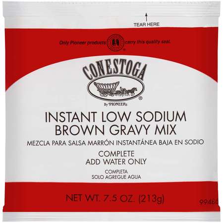 Conestoga Conestoga Low Sodium Brown Gravy Mix, PK12 99486